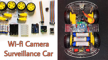 Surveillance Car with Wi-fi Camera by using ESP32 CAM