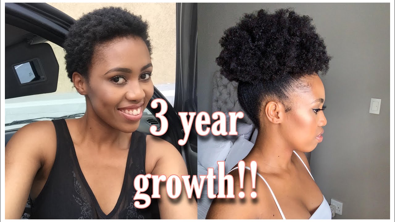 Use these products to grow your natural hair!! 3 years worth of growth 😍 -  YouTube