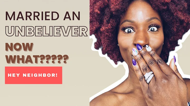 Married to a Unbeliever, NOW WHAT???