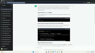 CSV created with Python is blank