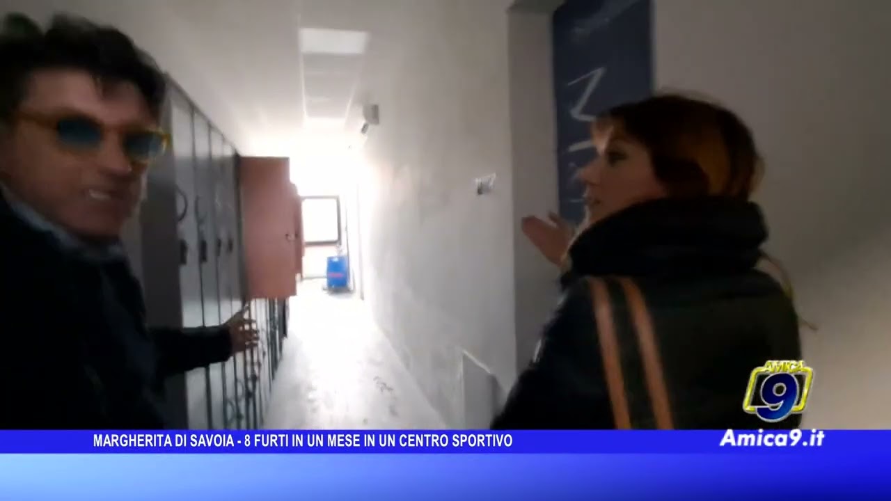 Margherita di Savoia - 8 furti un un mese in un centro sportivo