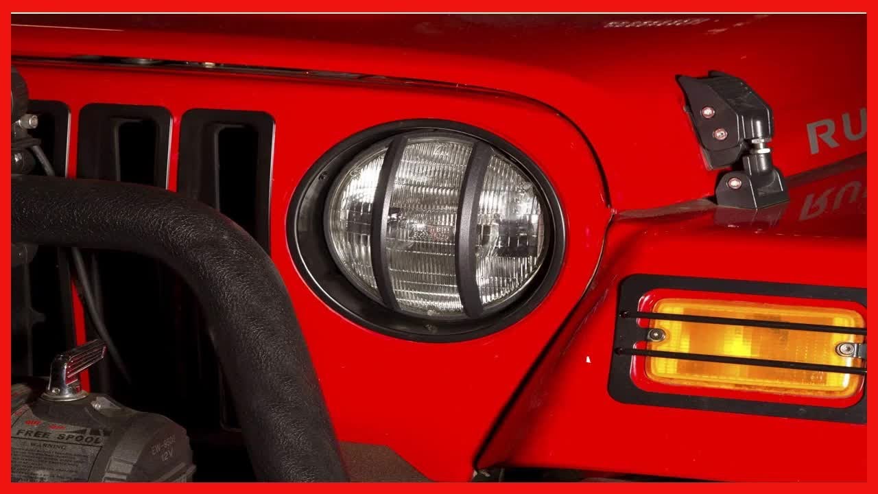 Обновите внешний вид своего Jeep TJ с помощью декоративных накладок на фары Rugged Ridge, придав ...