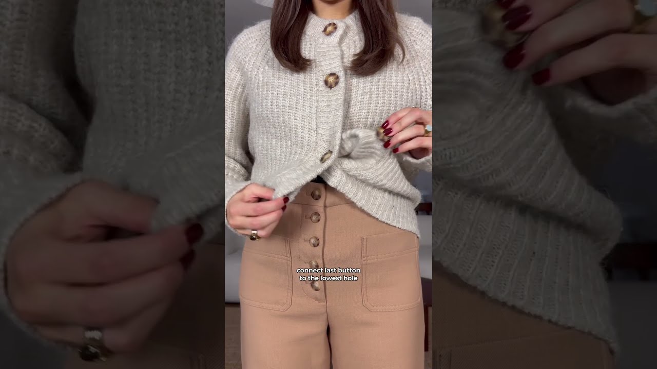 How To Crop Your Cardigan Subscribe For Shorts Fashion