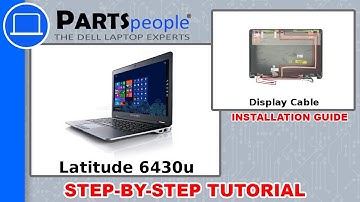 Dell Latitude 6430u (P36G001) Display Cable How-To Video Tutorial