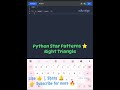 python Star patterns Right triangle