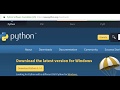 1 python 3  installer python et lditeur de code visual studio code