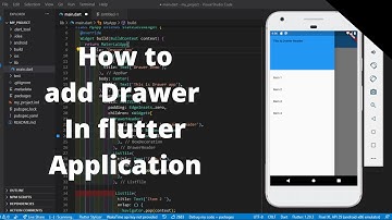 Flutter - Creating Custom Material Navigation Drawer [Drawer]