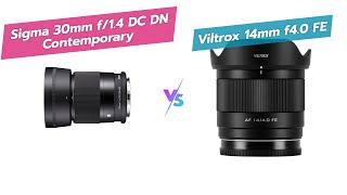 Sigma 30mm f/1.4 DC DN vs Viltrox 14mm f/4 AF: Sony E Lens Showdown 📷✨