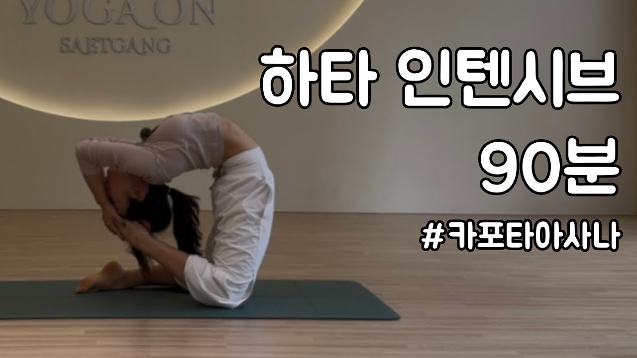 하타인텐시브 90분 | 카포타아사나 변형 우르드바다누라아사나 시원한 가슴열림 통증 없이 접근하는 후굴 방법들