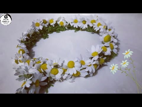 Papatyadan Taç Yapmanın Tam Zamanı🌼Hem Pratik Hem Eğlenceli🌼Papatyadan Taç Nasıl Yapılır Denedik🌼