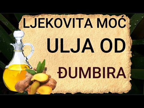 Video: Kako Napraviti Ulje Od đumbira