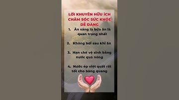 Lời khuyên hữu ích chăm sóc sức khỏe dễ dàng | Dr Cường Official