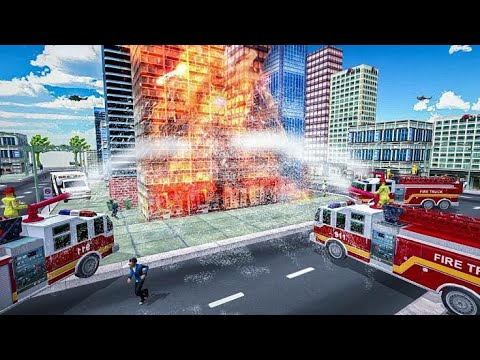Real fire truck driving game real fire engine game real fire engine