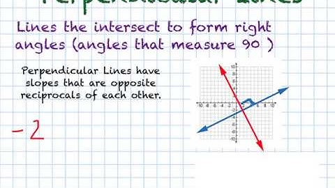 5.6 Parallel and Perpendicular Lines