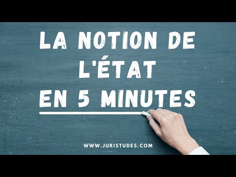 Comprendre la notion de l&rsquo;ETAT en 5 minutes