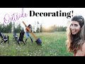 Decorate With Me Outside / Creating A Backyard Retreat for Summertime!