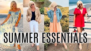 10 Summer Wardrobe Essentials | Casual &amp; Comfortable Travel Outfits