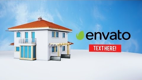 House building (After Effects template)