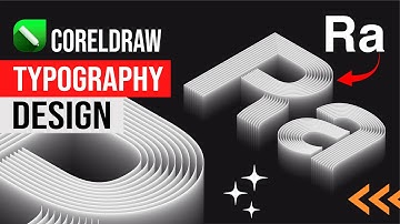 🔥 CorelDraw Tutorial: Cool Calligraphy 3D Text Effect | STEP BY STEP 🔥