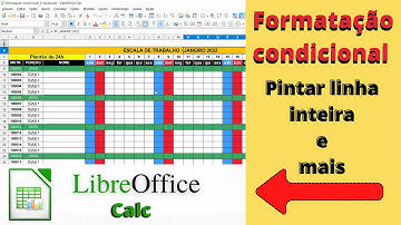 Automatizando planilhas com formatação condicional | LIBREOFFICE CALC