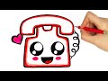 HOW TO DRAW TELEPHONE