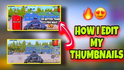 HOW TO MAKE PUBG THUMBNAIL|| PUBG MONTAGES THUMBNAIL || THUMBNAIL TIPS AND TRICKS 😘