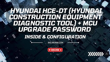 ⚙️ Smart Diagnostics for Hyundai Heavy - Inside HCE-DT Platform Setup & MCU Password Configuration