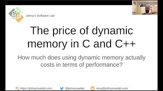 The price of dynamic memory in C/C++