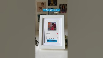 DIY spotify frame art💕 | QuinnsArte | #diy #shorts #diycrafts