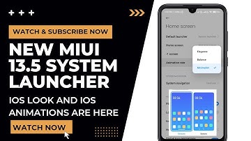 New iOS Animations in MIUI 13.5 System Launcher 😍😍 | New Animation Rate & New iOS Recents Look 🔥🔥