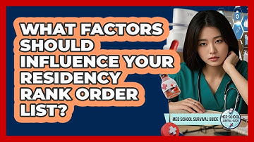 What Factors Should Influence Your Residency Rank Order List?