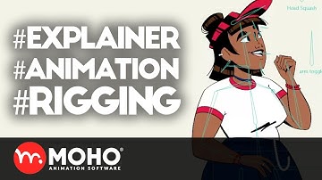 Cool character riggings and animation for DPE using Moho by @armchairproductions ✨
