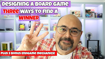 Designing a board game  - Three AWESOME ways to determine who wins in your game!