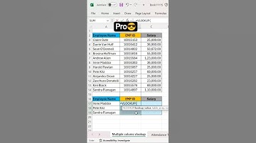 Multiple Columns VLOOKUP in Excel #excel #excelformula #dataextractor #calculate #spreadsheetmagic