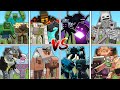 Massive mob family tournament  minecraft mob battle