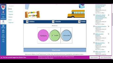 Algebra 2/Trigonometry Intro Video