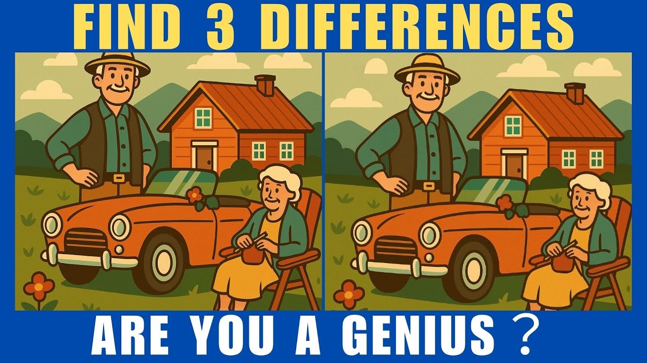 【Find The Difference】Can You Spot All 3 Differences Before Time Runs ...