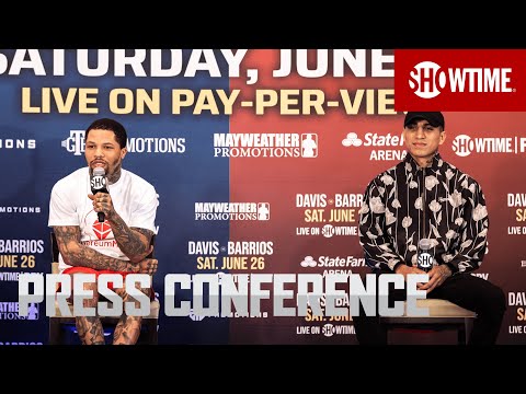 Davis vs. Barrios: Press Conference | SHOWTIME PPV