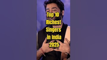 Top 10 Richest Singers in India 2025 #top10 #singer #shorts