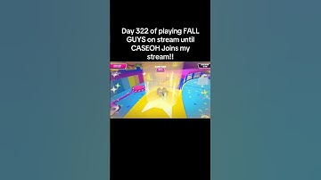 Day 322 of playing FALL GUYS on stream until CASEOH joins my stream!! #fyp #fallguys #twitch
