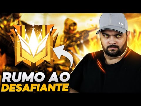 🔴RUMO A DESAFIANTE!! FREE FIRE AO VIVO!!