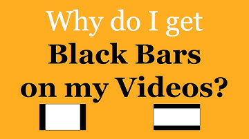 How to get rid of the black bars on the sides of my videos