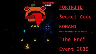 Fortnite - Secret KONAMI code