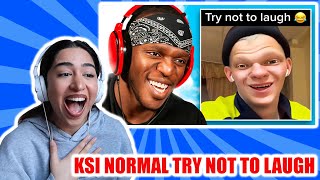 KSI A Normal Try Not To Laugh Video (REACTION)