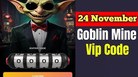 Goblin Mine Game Vip Code 24 November | Goblin Mine Game Code Today | Goblin Mine Game Code