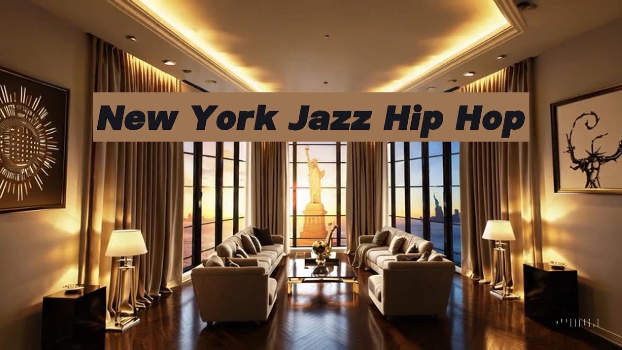 [Episode. New York] Jazz Hip Hop _ Luxurious Hotel _ Statue of Liberty ...