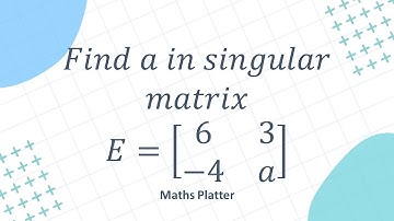 AP Calculus BC | CBSE Class 12 Maths | Linear Algebra: How to Find 
