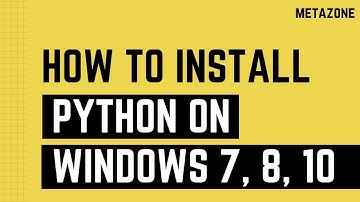 How to install python on windows 7, 8, 10   | Neeraj Sharma