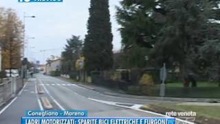 TG TREVISO (24/11/2016) - LADRI MOTORIZZATI: SPARITE BICI ELETTRICHE E FURGONI