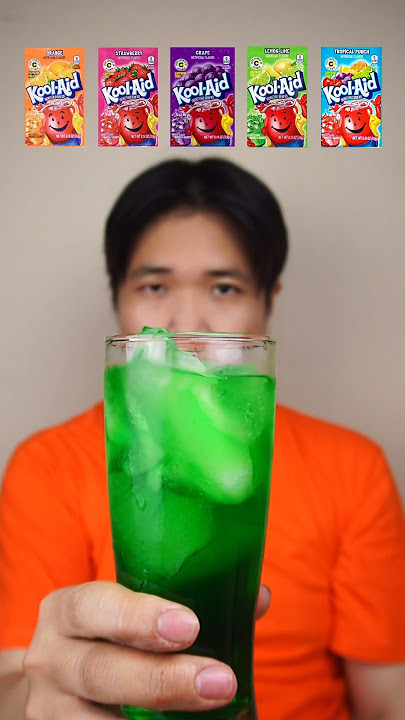 DRINKING VARIOUS FLAVOR OF KOOL-AID #asmr #drink